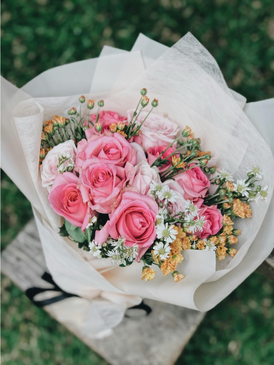 Pink Rose Bouquet
