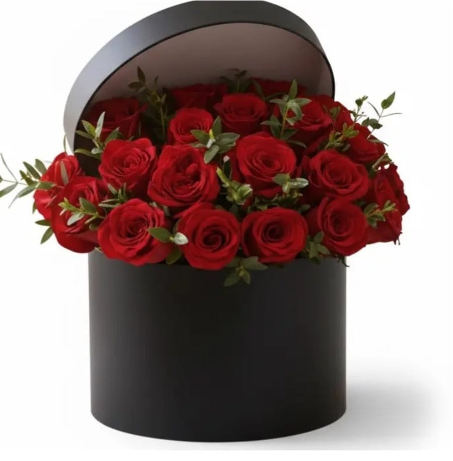 Box Flowers - Black